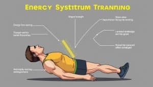 Image of an athlete undergoing rehabilitation with a focus on energy system training