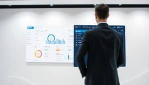 A modern, professional-looking documentation management software interface, set against a clean, minimalist backdrop. In the foreground, a user navigates through various menus and document organization tools, with a focus on ease of use and streamlined workflows. The middle ground showcases a sleek, intuitive dashboard displaying key metrics and insights, while the background features subtle, elegant textures and lighting, conveying a sense of efficiency and organization. The overall aesthetic is crisp, polished, and designed to optimize the management and organization of important medical documentation.