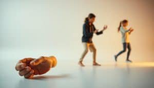 A series of four interconnected stages depicting the progression of motor skill learning. In the foreground, a close-up of hands deftly manipulating a small object, representing the cognitive stage. In the middle ground, a person intently focused on practicing a new movement, symbolizing the associative stage. The background showcases a skilled individual effortlessly executing a complex motion, illustrating the autonomous stage. Throughout the scene, a warm, ambient lighting casts a subtle glow, creating a contemplative atmosphere. The composition is framed by a clean, minimalist setting, allowing the stages of motor learning to take center stage.