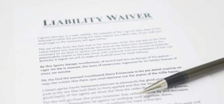 sports therapy liability waiver explanation